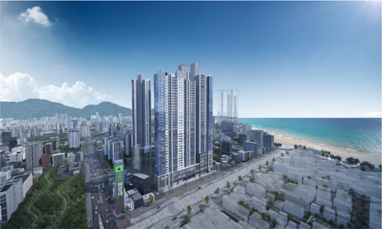 '해운대 경동리인뷰 2차' 조감도,    [경동건설 제공]